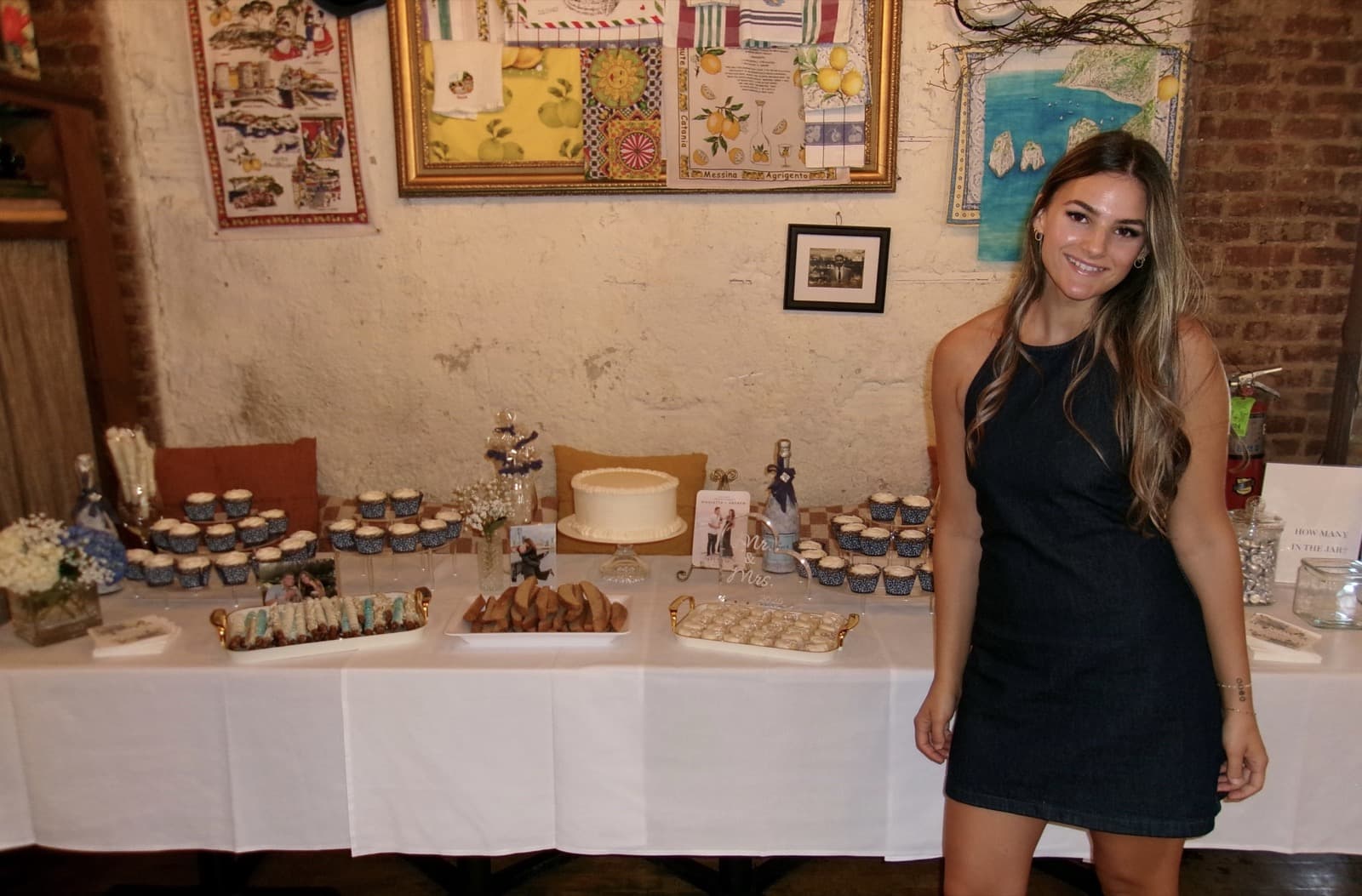 Steenie baking in her kitchen